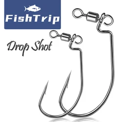 FishTrip Gancho Giratorio para Señuelo Blando - Agua salada y dulce