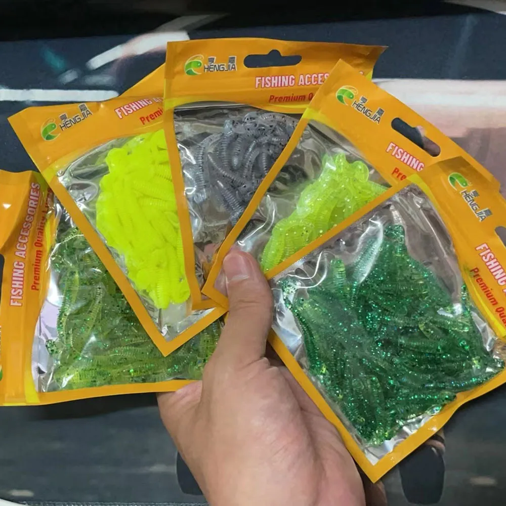 Vinilo cola en T para carpa y lubina, cebo suave