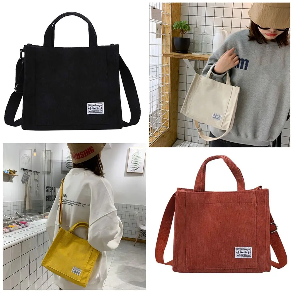 Bolso bandolera mujer vintage de algodón ecológico con cierre y lona