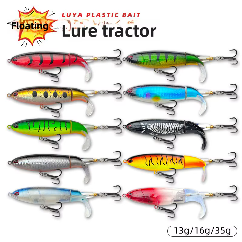 Whopper Plopper Minnow – Señuelo Crankbait con Cola Giratoria - imagen 4