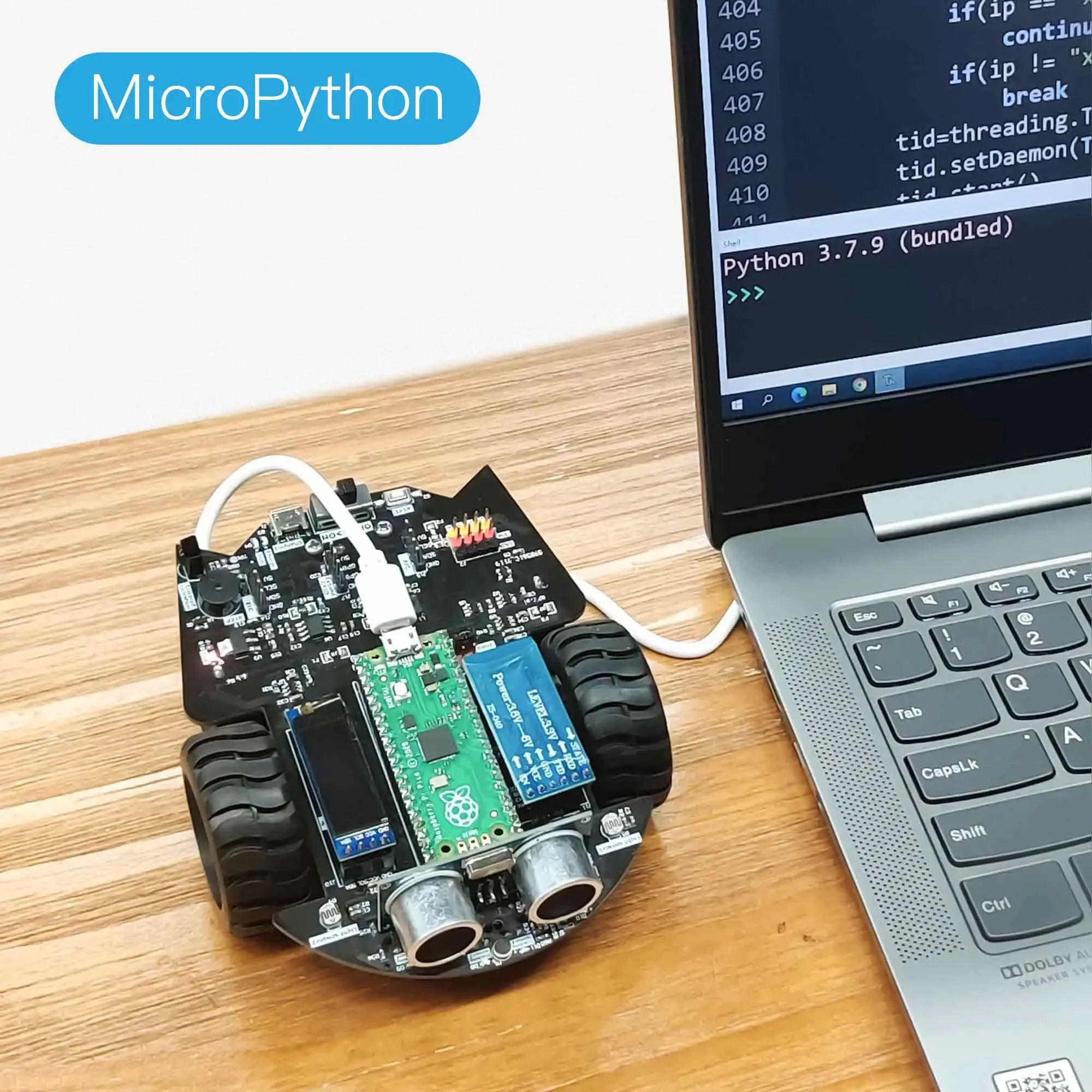 Kit coche robótico Yahboom Raspberry Pi Pico MicroPython control app - imagen 3