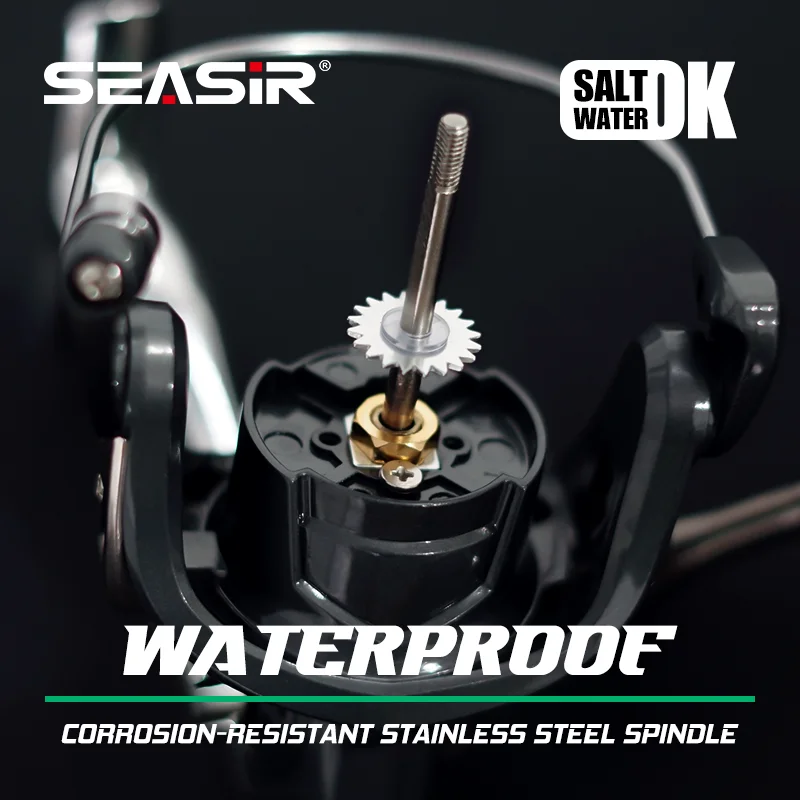 Seasir DW Carrete giratorio para pesca en agua salada - imagen 5