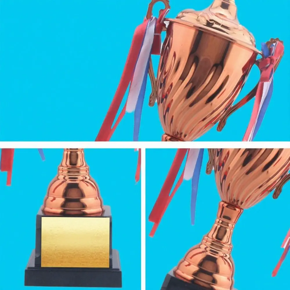 Trofeo de Fútbol Metálico - Copa de Competición Bronce, Dorado y Plateado - imagen 3
