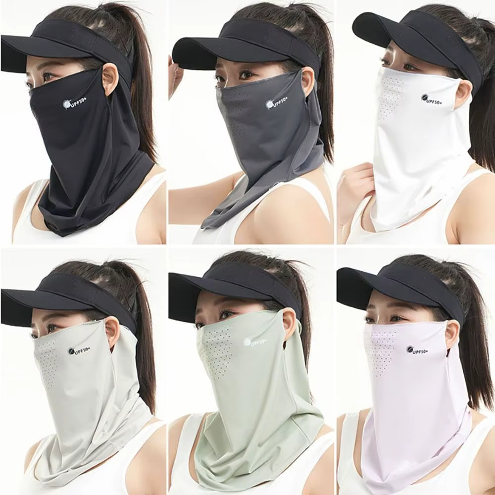 Protección solar facial UV transpirable para pesca deportiva - imagen 4