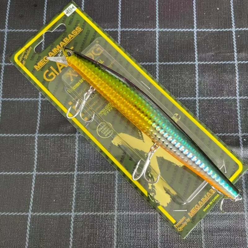 MEGAIMABASS Imaluya cebo flotante rodante vibrante para lubina