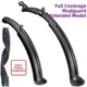 Guardabarros bicicleta MTB desmontaje rápido ultraligero ajustable - imagen 2
