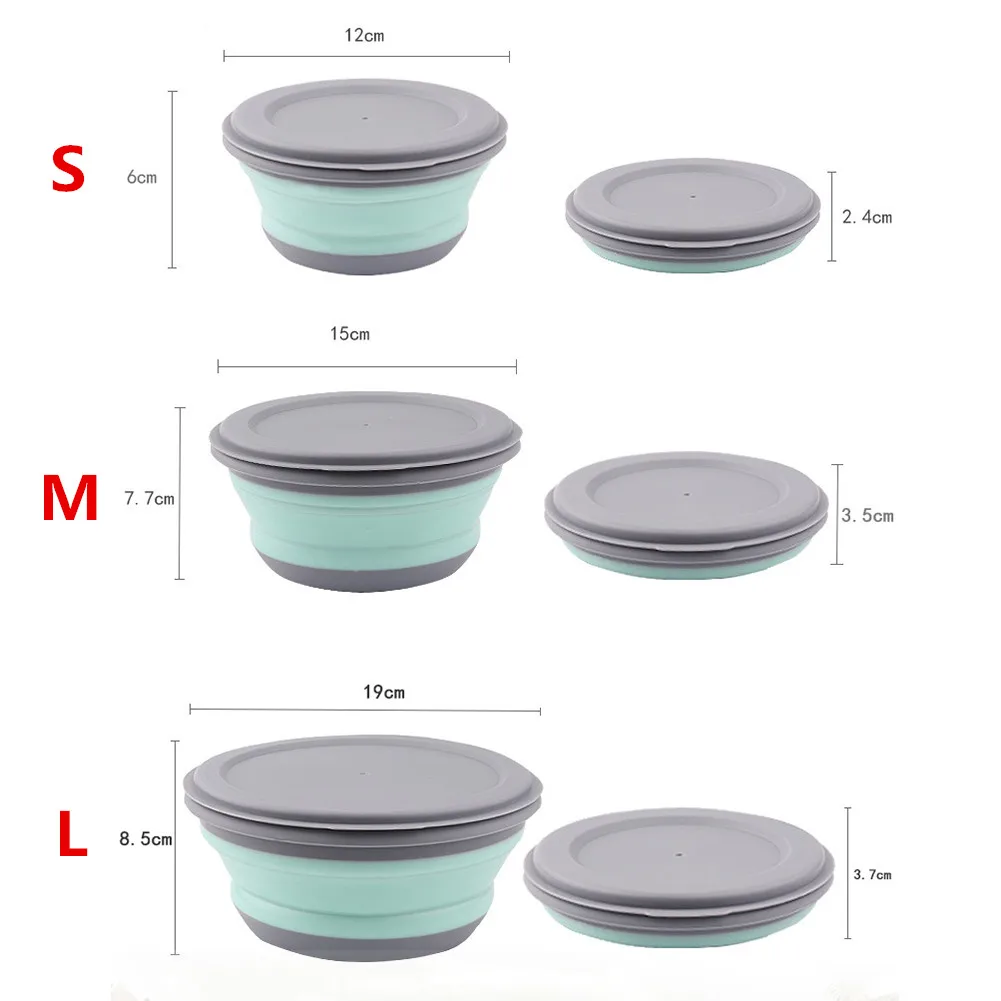 Cuencos Plegables de Silicona para el Pescador - imagen 2