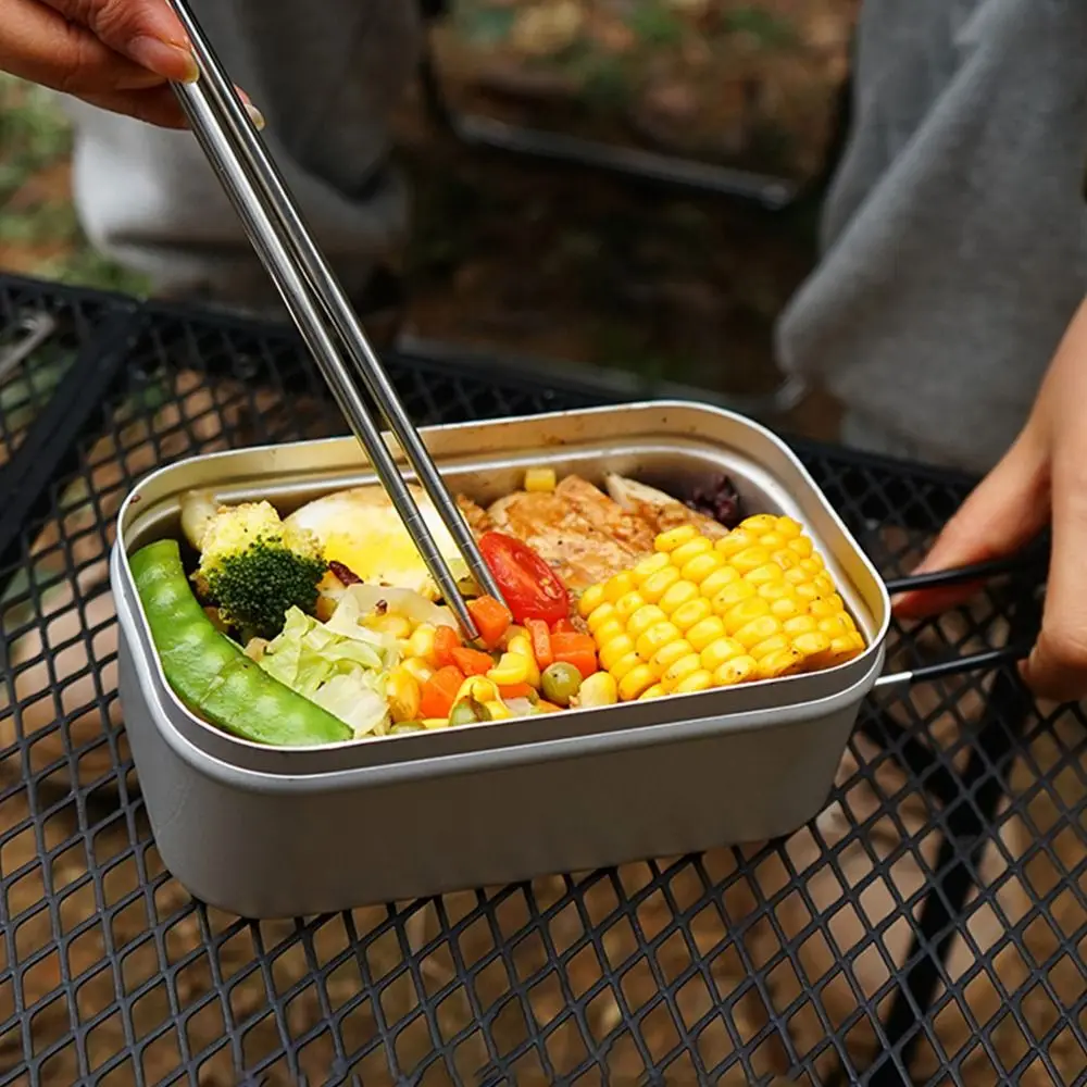 Lonchera de aluminio con asa plegable para picnic y pesca - imagen 2