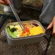 Lonchera de aluminio con asa plegable para picnic y pesca - imagen 2