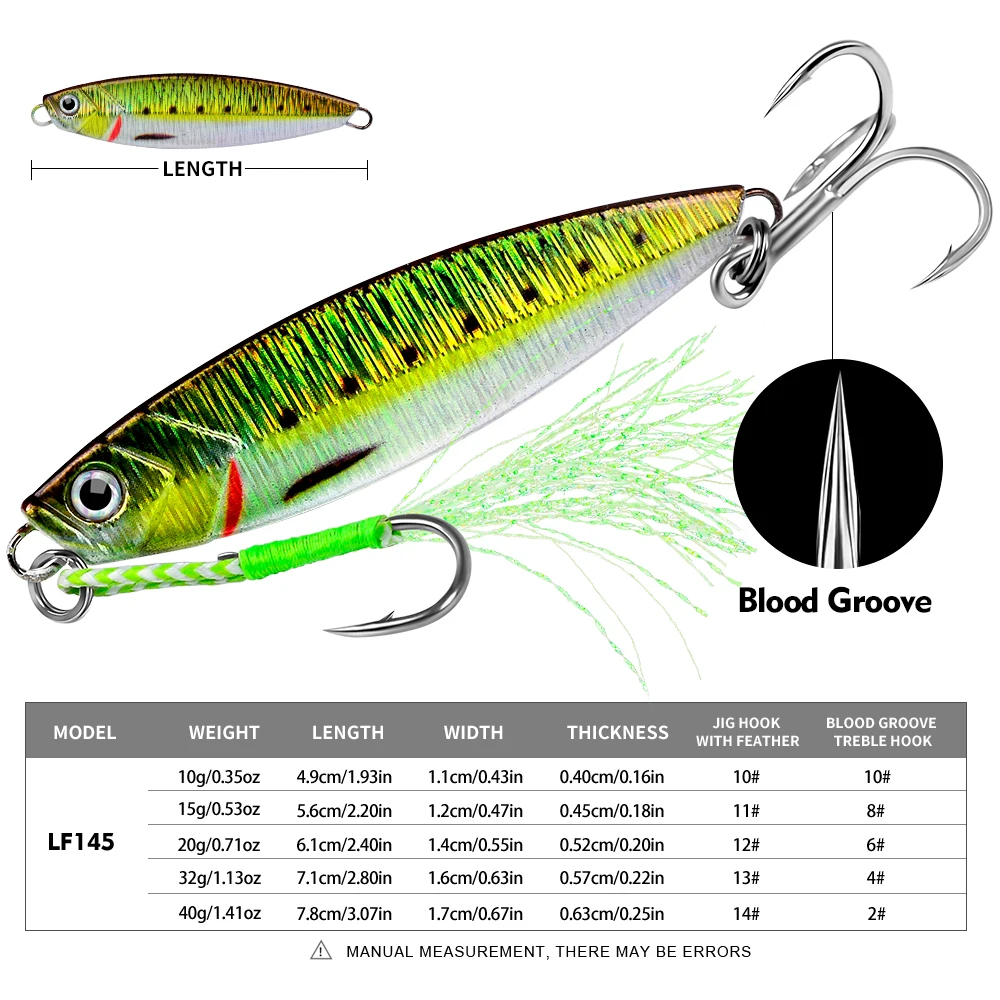 PROBEROS señuelo swimbait metálico con acabado láser y anzuelo - imagen 2
