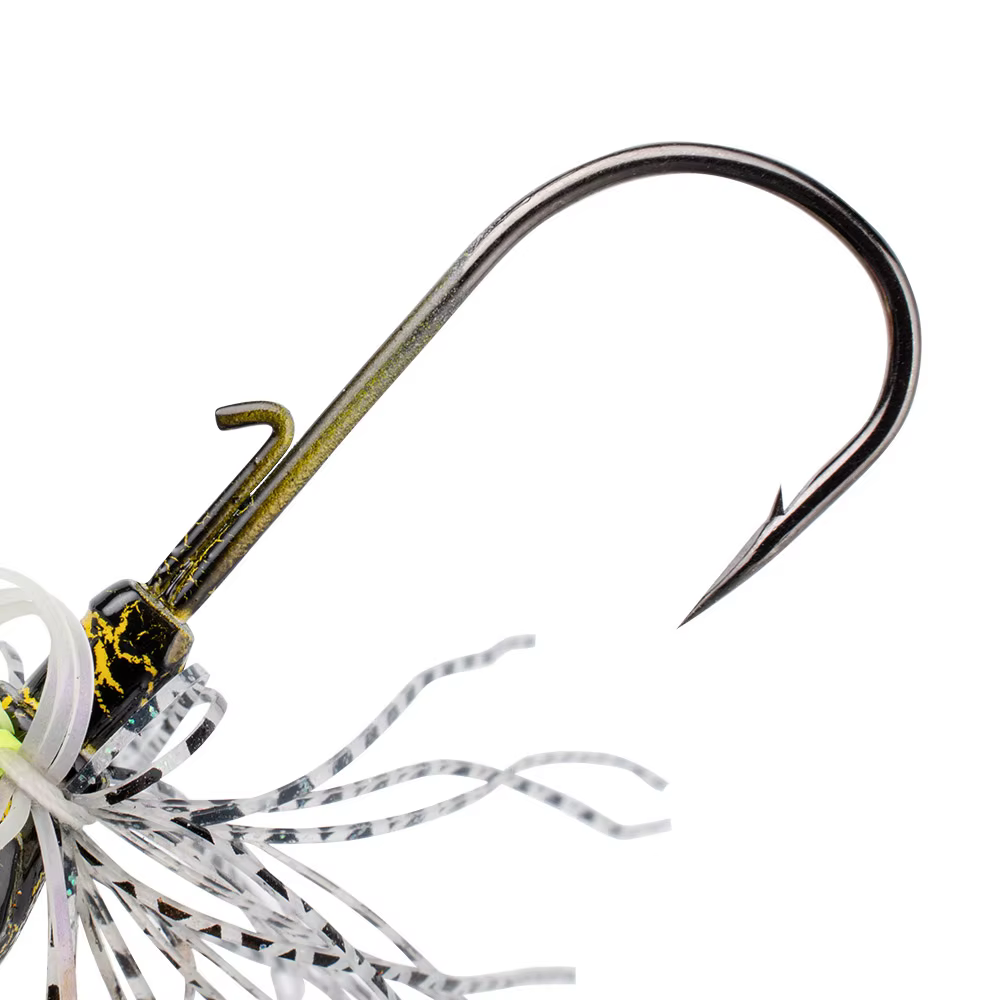 Spinnerbait con paleta metálica sin malezas y cabeza de goma - imagen 5