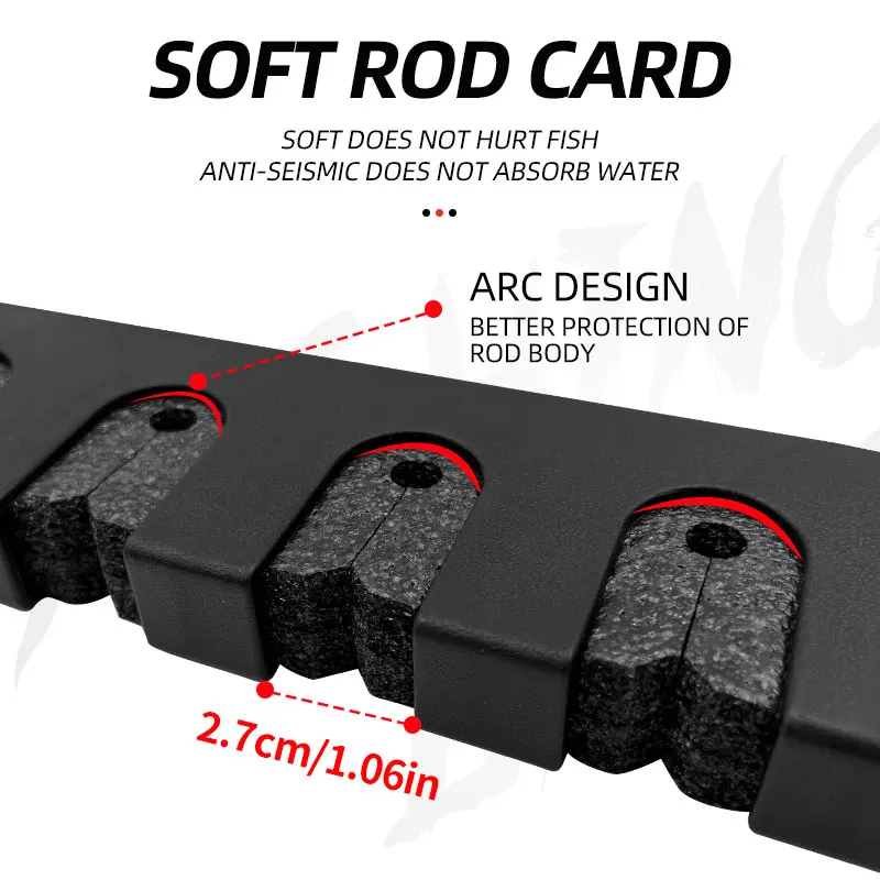 Soporte de Cañas de Pescar ShareShark – Vertical y Horizontal - imagen 5