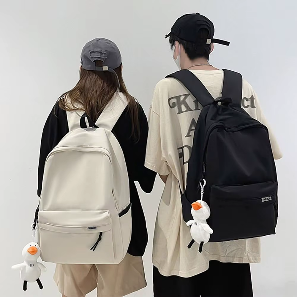 Mochila impermeable de nailon para adolescentes, gran capacidad