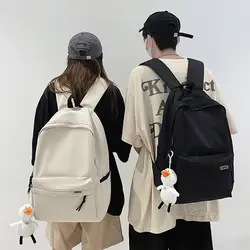 Mochila impermeable de nailon para adolescentes, gran capacidad