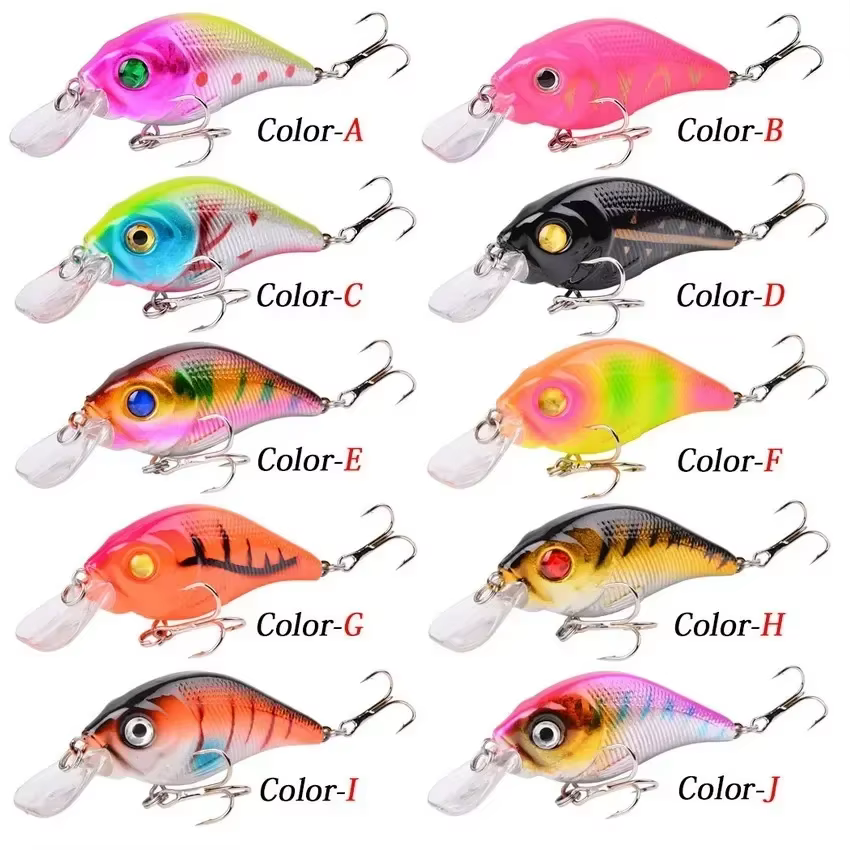 VIB Minnow señuelos duros anzuelos triples ideal pesca depredadores - imagen 2