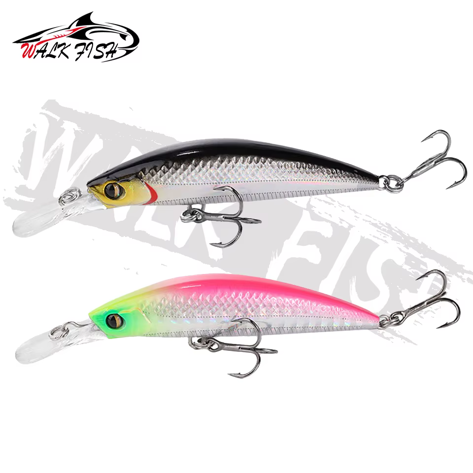 WALK FISH Minnow hundido 70mm – Señuelo duro para pesca profesional - imagen 3