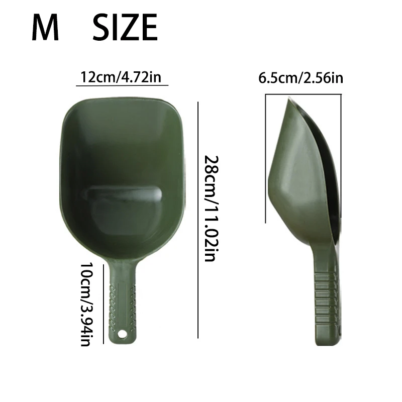 Pala de cebo lanzadora para carpfishing – Cuchara feeder gruesa - imagen 2