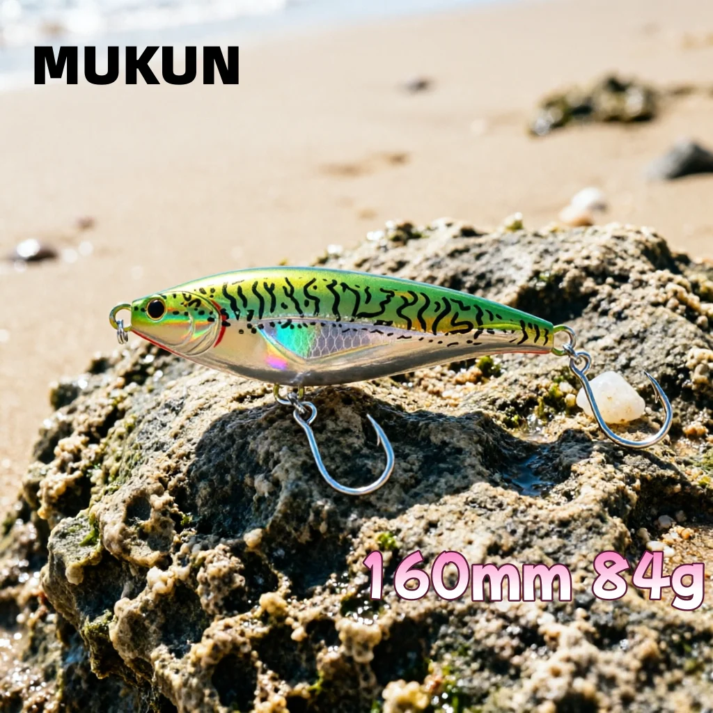 Señuelo stickbait MUKUN tipo lápiz largo para lubina y atún - imagen 4