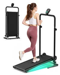 Caminadora inclinada Akluer con doble volante y pantalla LCD