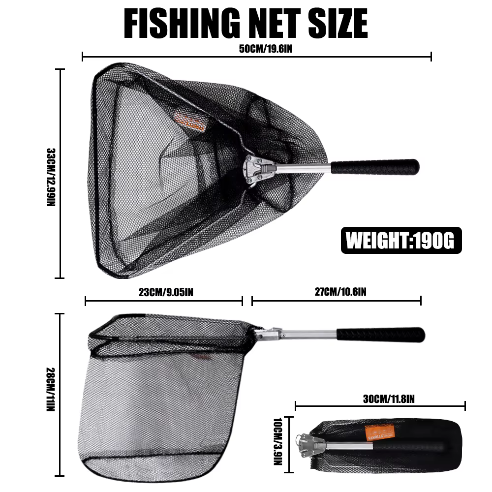 OUYALINE Caña ultraligera plegable para pesca con mosca - silicona - imagen 5