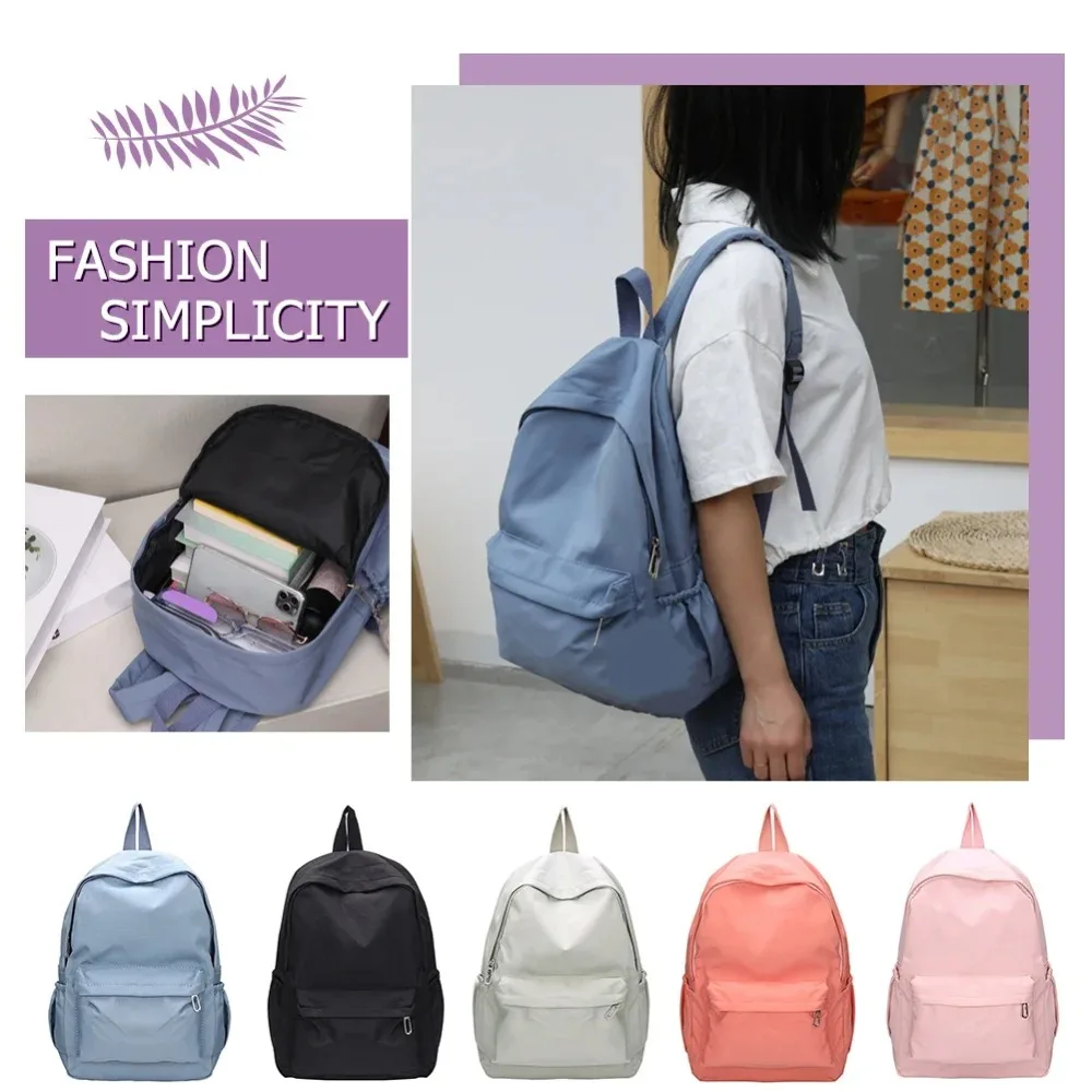 Mochila de pesca impermeable gran capacidad en nailon color sólido - imagen 4