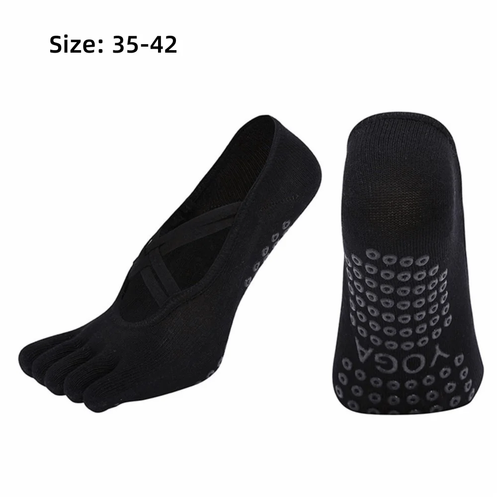 Calcetines de Pilates antideslizantes multicolores vista frontal