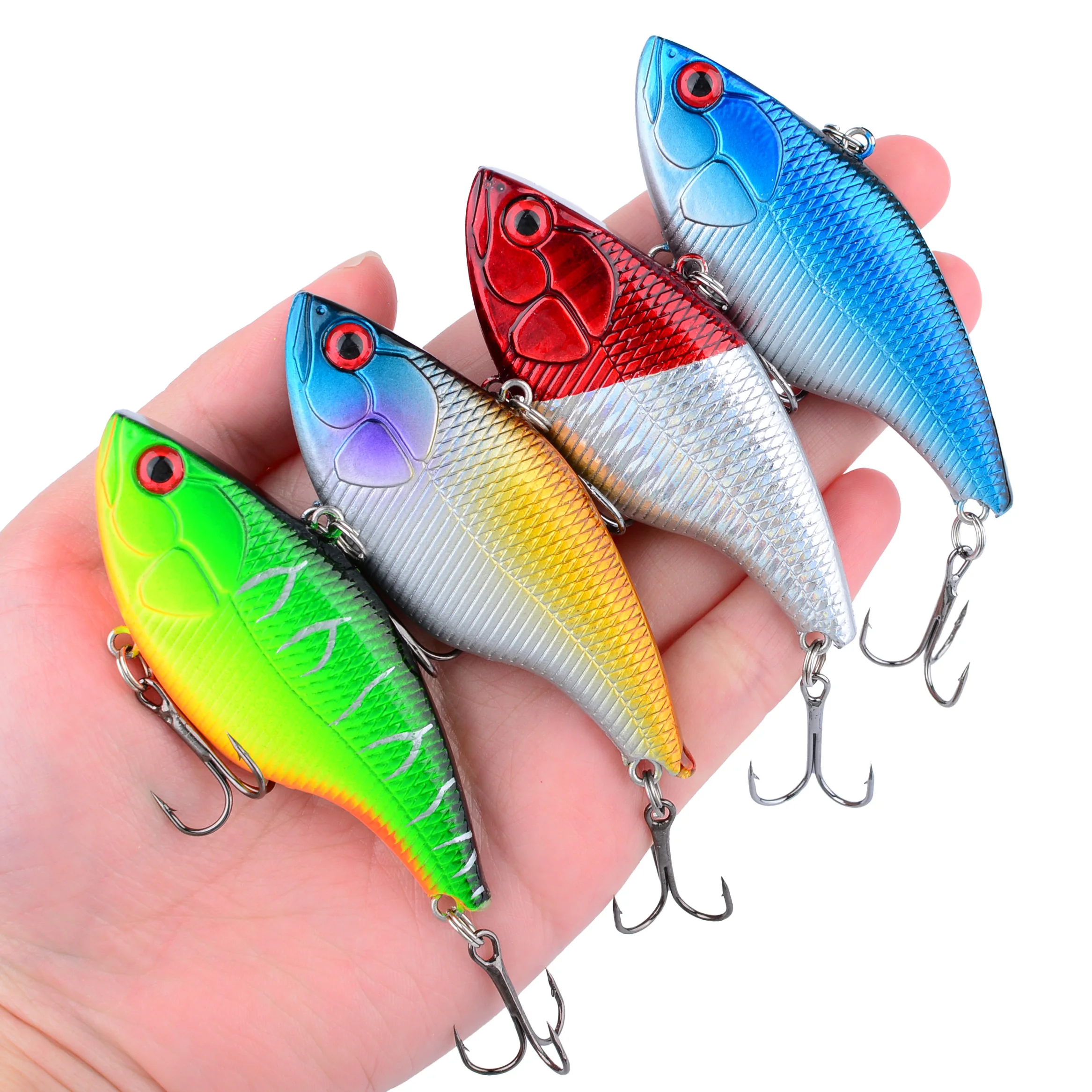 Señuelo Wobbler vibrante hundible para lubina: swimbait ruidoso - imagen 2