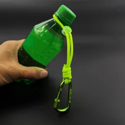 Paracord llavero multifuncional con gancho para botellas de agua
