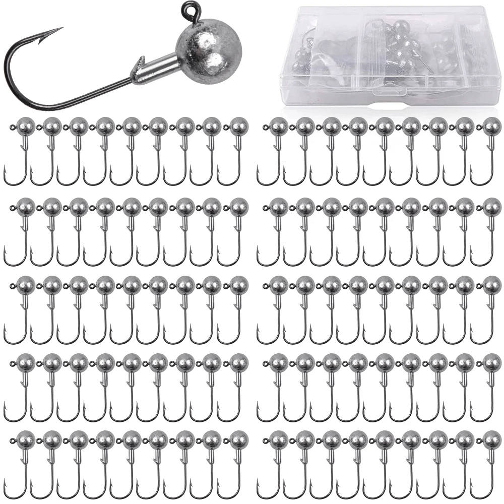 Anzuelos Jig Head en diferentes tamaños