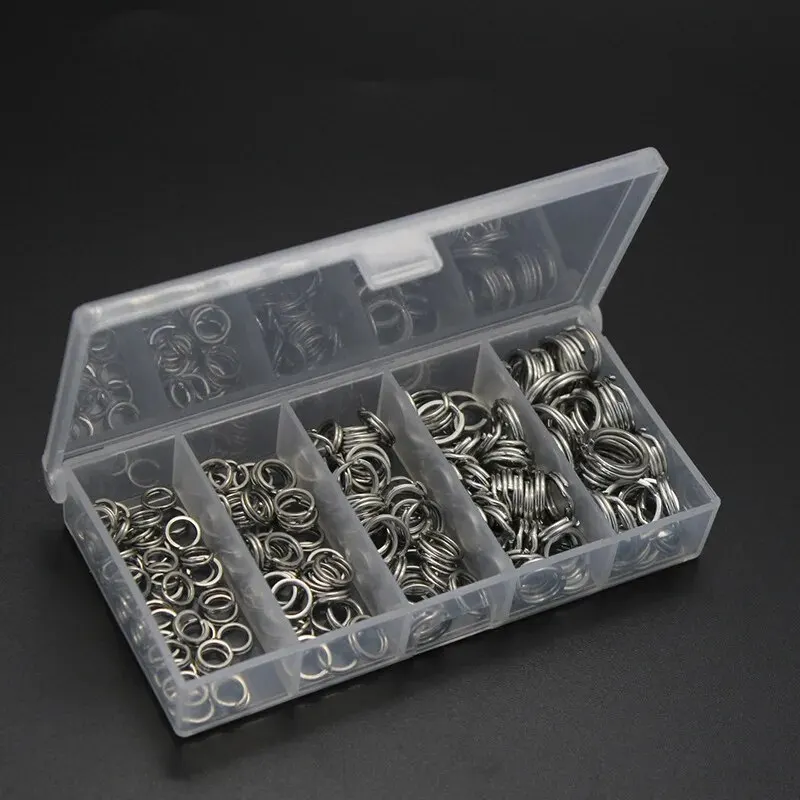 Luya Anillos Dobles Planos para Pesca