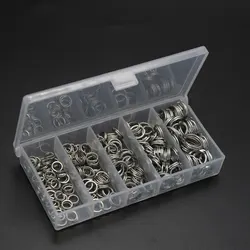 Luya Anillos Dobles Planos para Pesca