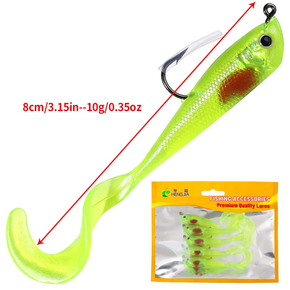 Señuelos blandos con jig head para lubina y lucioperca - imagen 2