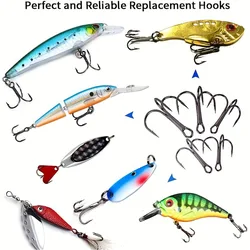 Anzuelo Triple 3/0 Superafilado para Pesca Deportiva de Lubina en Mar