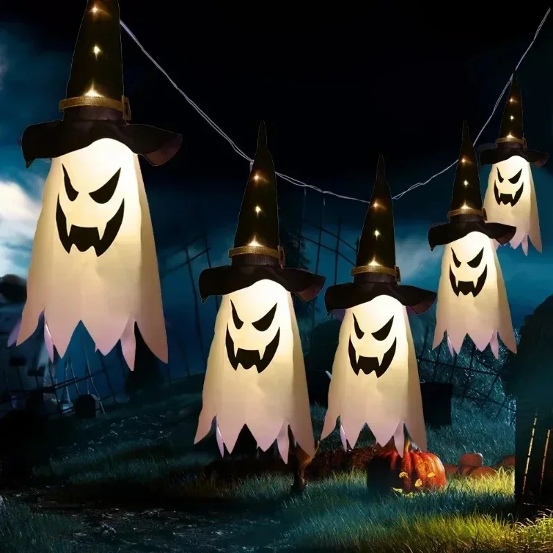 Lámpara LED Halloween espectral colgante para casa encantada noche - imagen 3