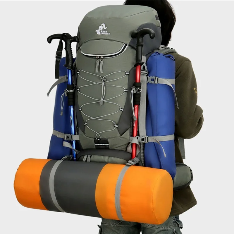 Mochila de senderismo profesional gran capacidad para camping