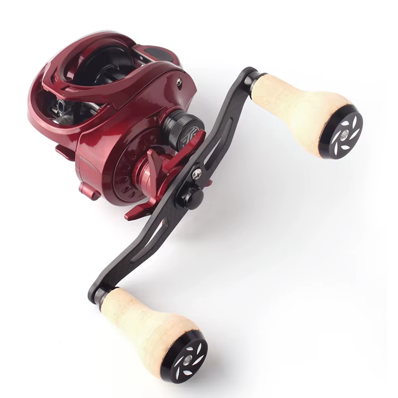 Mango de Carrete Ruke – Carbono y Madera para Baitcasting 120-130mm - imagen 4
