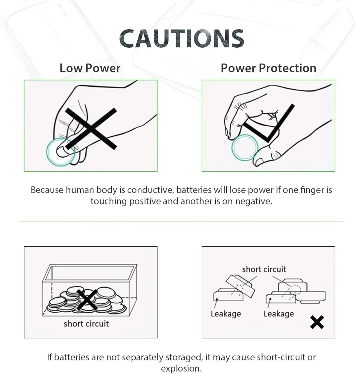Pilas de botón LR1130 AG10 para dispositivos de pesca - imagen 5