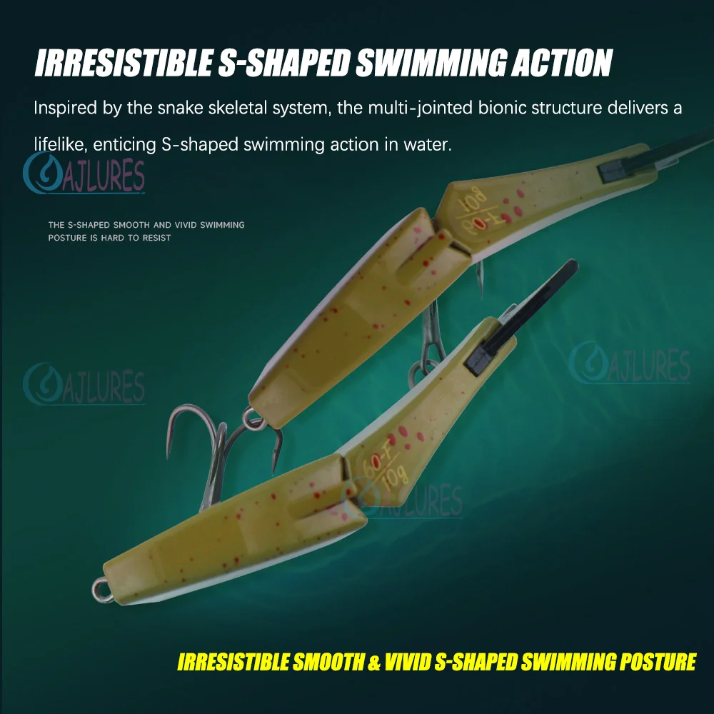 Señuelo hundimiento lento con anzuelo triple Mustad para lubina - imagen 4