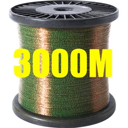 Sedal fluorocarbono invisible 3000m para carpa - superfuerte hundido