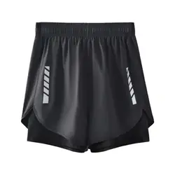 Pantalones transpirables de doble capa con forro y cordón ajustable