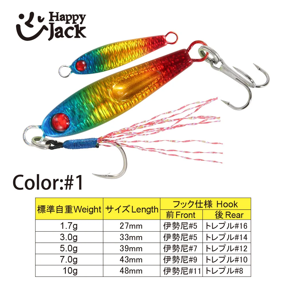 Señuelos de pesca de mar: cucharas y jigging lento 3-10 g fundidos - imagen 4