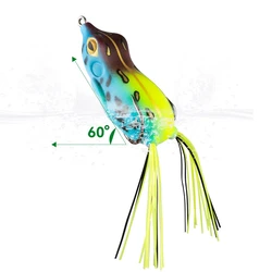 Señuelo rana WEIHE flotante suave para pesca de lubina