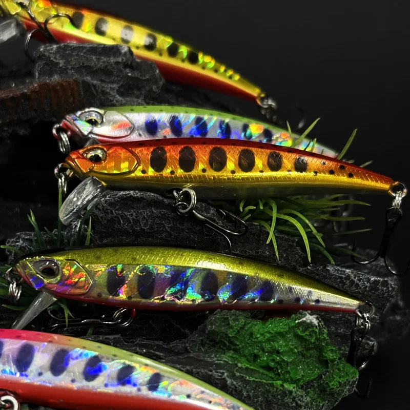 Señuelos Minnow hundidos de plástico duro para pesca en arroyos - imagen 4