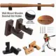Soporte bate béisbol con tornillos y colgador de pared portátil - imagen 3