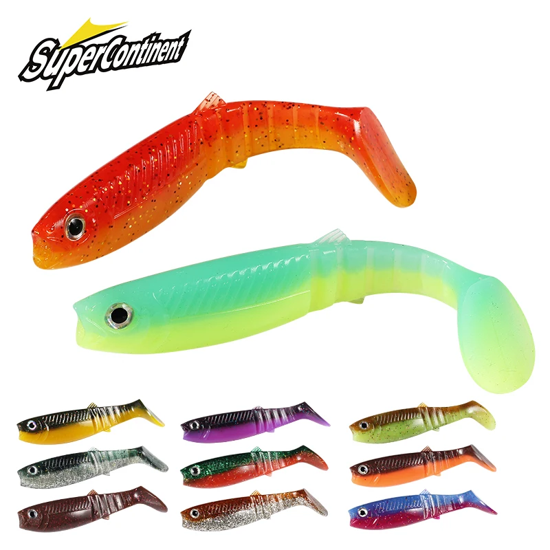 Supercontinente Cebos Caníbales 3D Bicolor – Olor y Cola de Pez - imagen 2