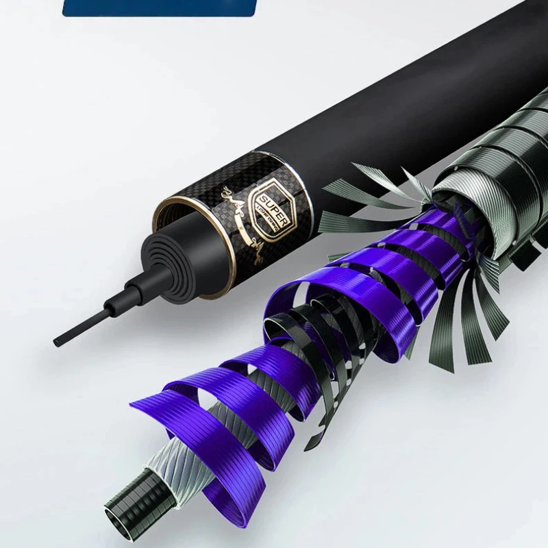 Caña ultraligera de carbono corta para carpa – Portátil resistente - imagen 4