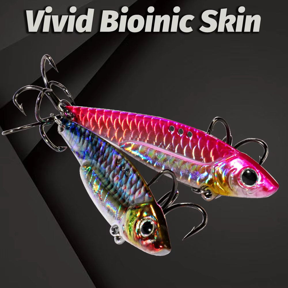 GOBAIT VIB – Señuelo de vibración con anzuelo triple para spinning - imagen 3