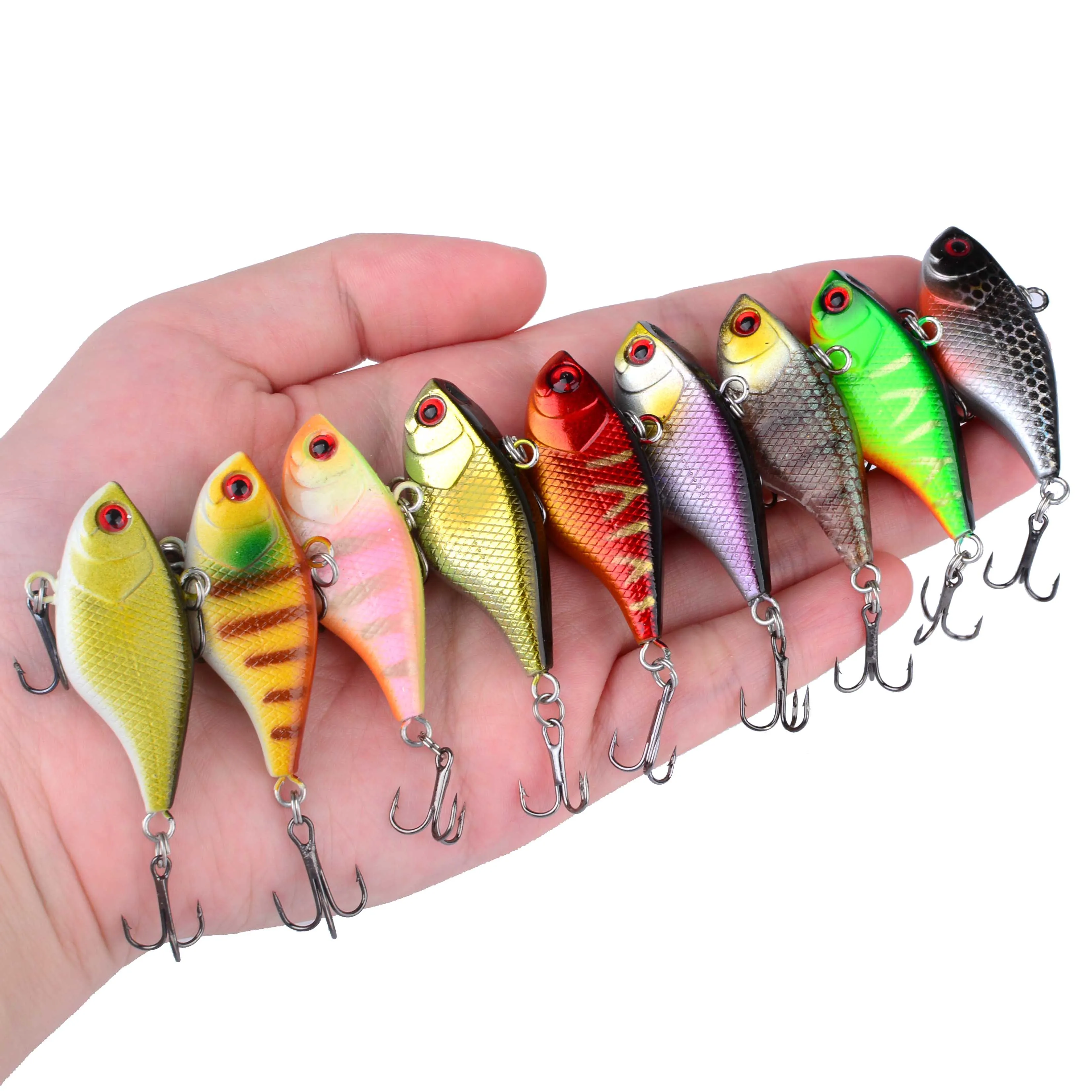 Señuelo de pesca VIB jerkbait duro con colores realistas