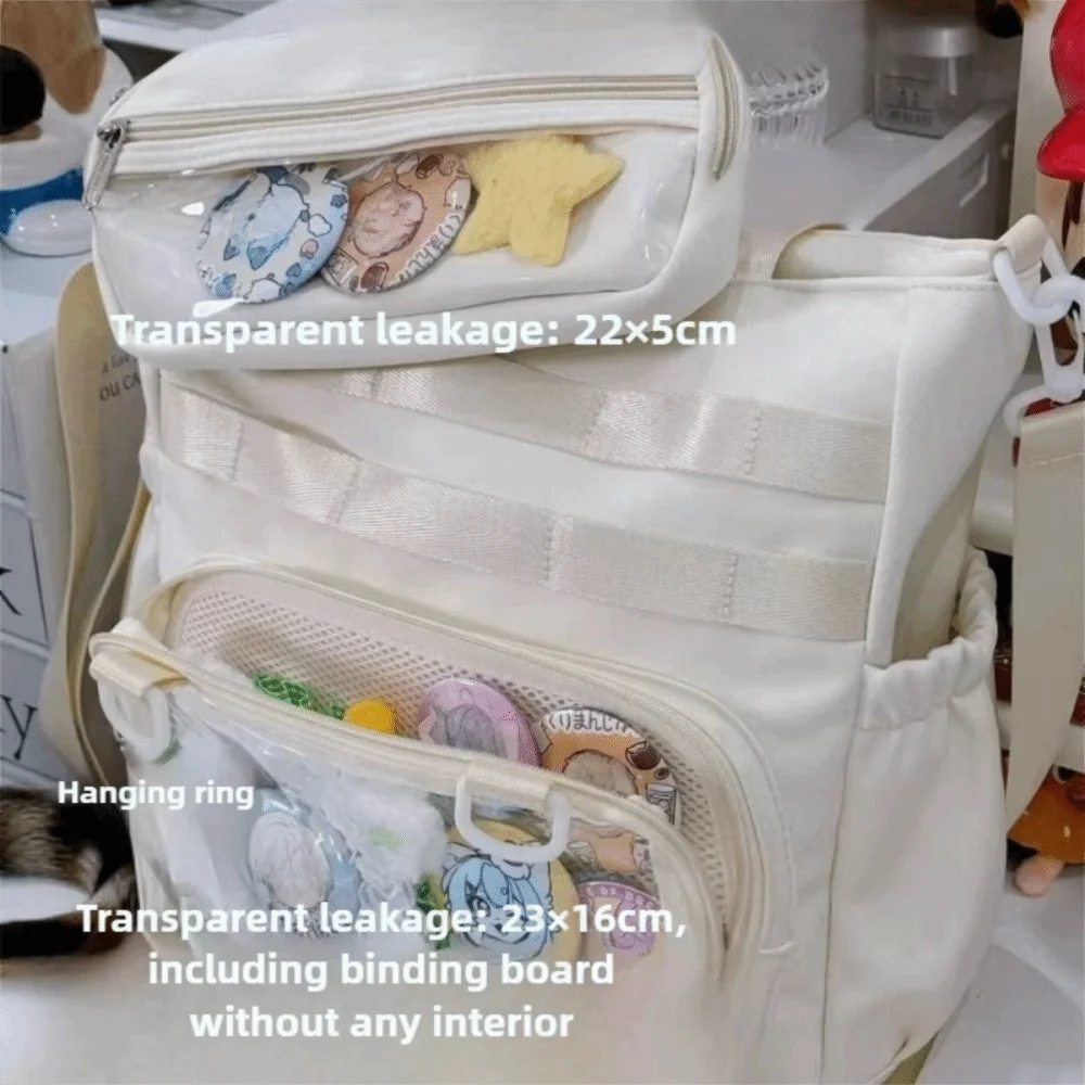 Bolso transparente tipo Ita Bag portátil bandolera de hombro - imagen 4