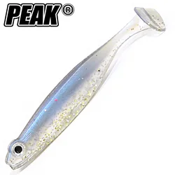 Señuelo blando PEAK 6,5 cm cola en T con lentejuelas